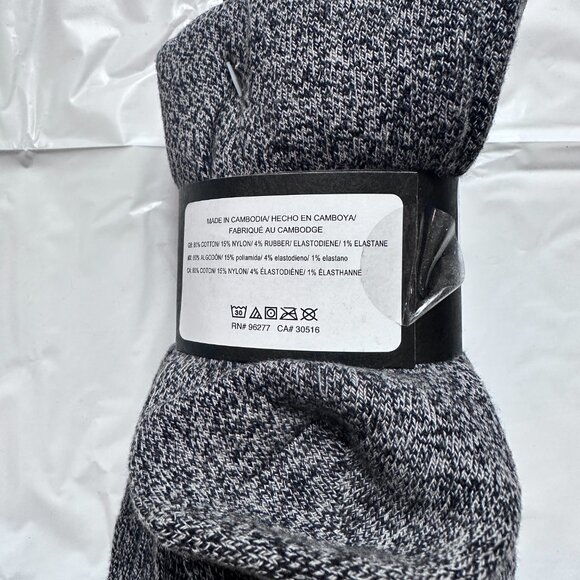 3 Pairs VANS Sport OFF THE WALL CREW Cotton Sock Mens 6.5-9 M Streetwear Gray - Picture 6 of 6